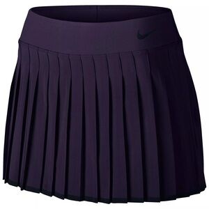 Nike Women's Purple Pleated Victory Tennis Skirt size small